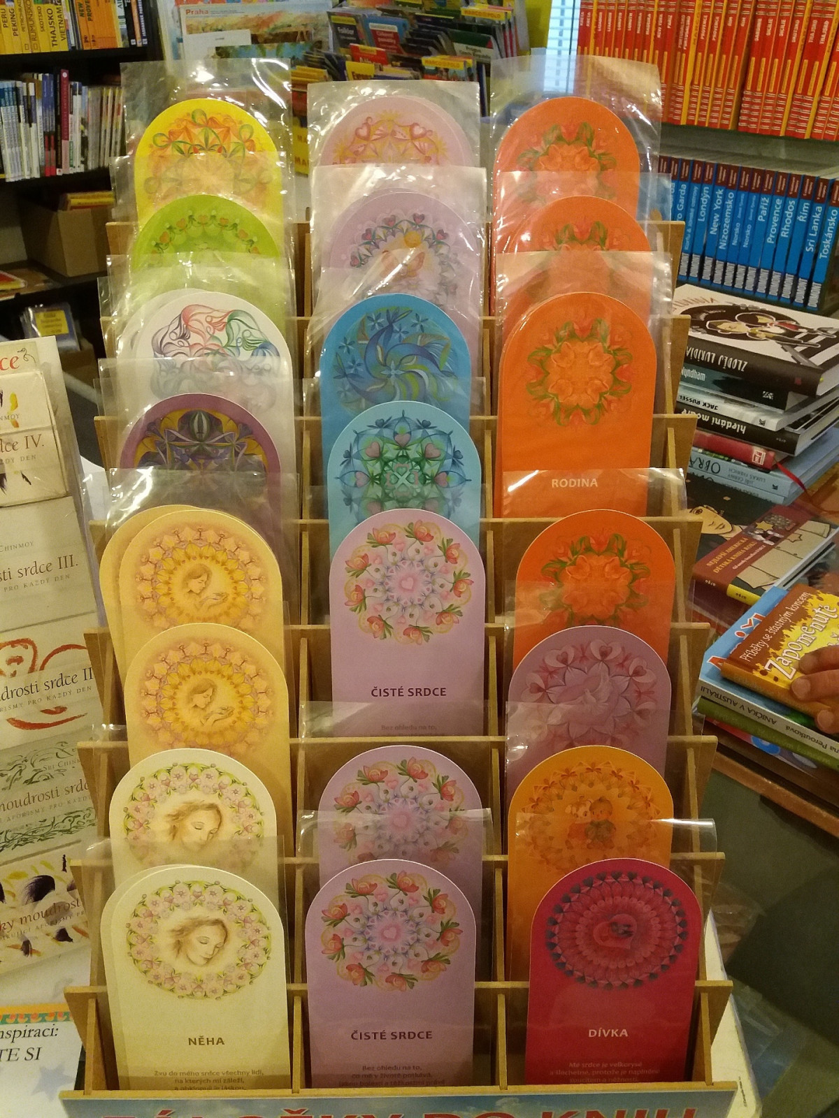 záložky mandala, výtěžek jde na dobrou věc